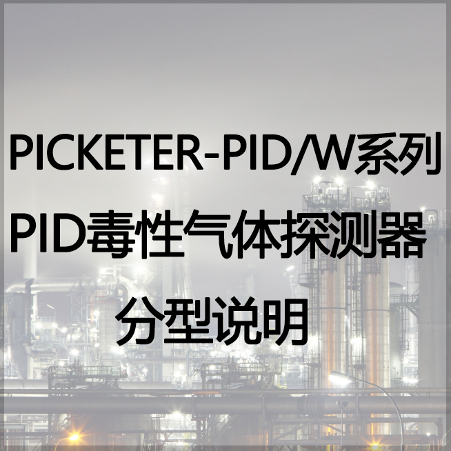 PICKETER-PID/W PID毒性气体探测器分型说明